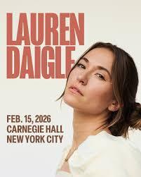Win tickets to see Lauren Daigle at Carnegie Hall