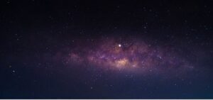 night scenery with colorful and light yellow milky way full of stars picture id1255887225